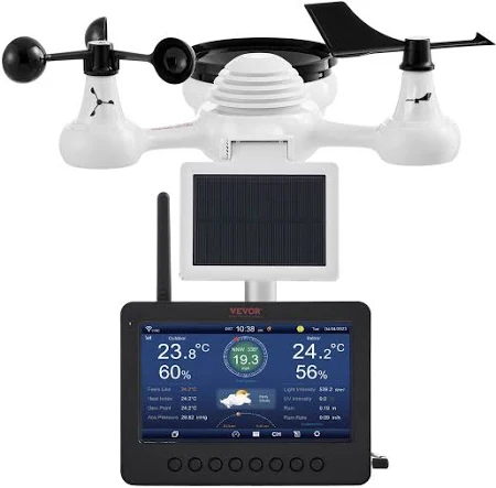VEVOR 7-in-1 Wi-Fi Weather Station