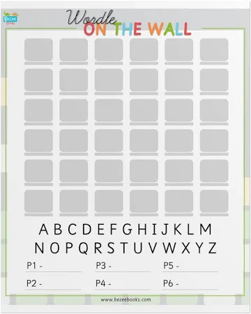 Wordle Wall Art: Customizable Word Game Board, Family Fun
