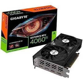 Graphics Card, 2x Windforce Fans, 8gb 128 Geforce Rtx 4060 Ti