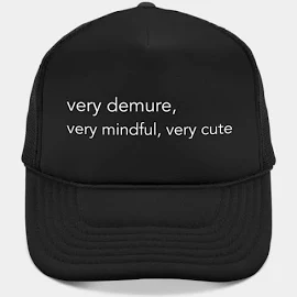 Very Demure, Very Mindful, Very Cute White Hat