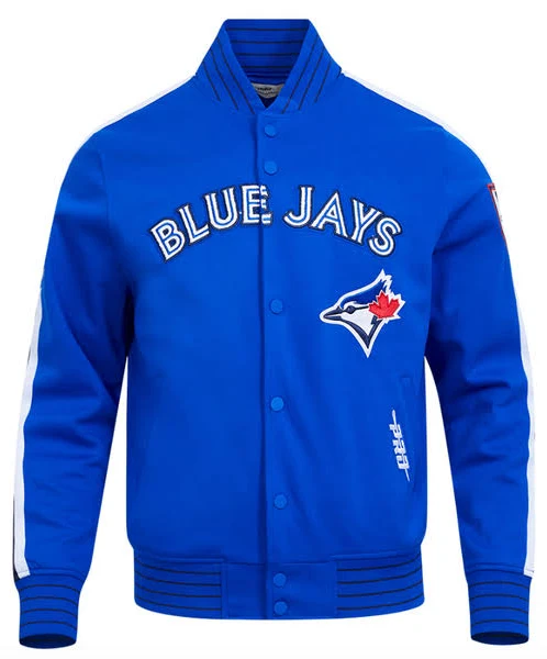Men's MLB Toronto Blue Jays Current Logo Game Day Double Knit Jacket - Pro Standard