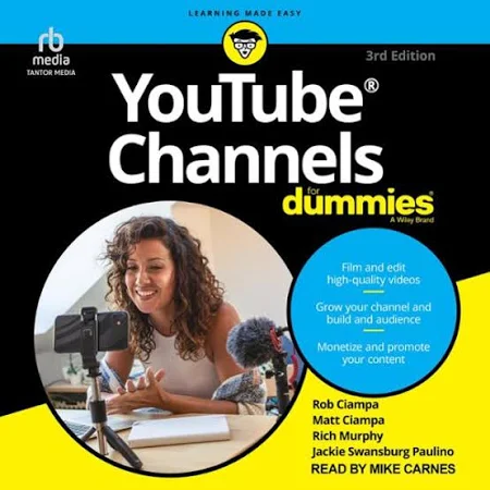 YouTube Channels For Dummies 3rd Edition by Rob Ciampa, Audio Book (CD) | Indigo Chapters