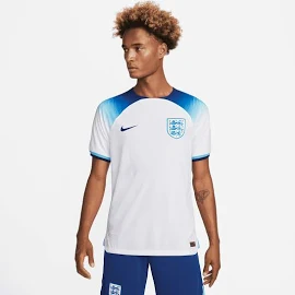 Men's Nike White England National Team 2022/23 Home Vapor Match Authentic Blank Jersey