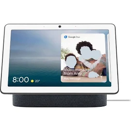 Google Nest Hub Max with Google Assistant - Charcoal