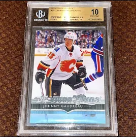 Bgs 10 Pristine Upper Deck Young Guns Johnny Gaudreau Rc Calgary