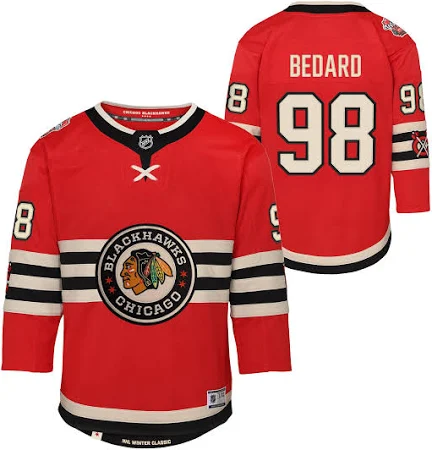 Outerstuff Connor Bedard Chicago Blackhawks Winter Classic Premier Jersey