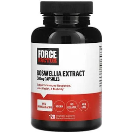 Force Factor, Boswellia-Extrakt, 500 mg, 120 Pflanzliche Kapseln