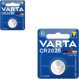 2x Varta Cr2025 Cr 2025 Knopfzelle Batterie 3v Blister Lithium