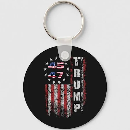 US-amerikanischer Made Trump Merchandise Flag Trum Schlüsselanhänger