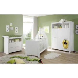 Babyzimmer-Set Olivia | Weiß | 3-teilig