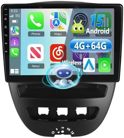 Chat Gpt Android15 Carplay Autoradio Gps Navi Wifi Bt Für Peugeot 107