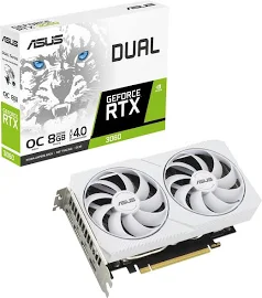 Asus Dual GeForce RTX 3060 White OC - 8GB