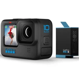 GoPro Hero 10 Black - Zum Sonderpreis bis 01.09.2024 | GP2-Prozessor für hohe Bildraten | 5,3K60 & 4K120 + 23-MP-Foto | HyperSmooth