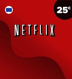 Netflix Gift Card 25 EUR Key EUROPE