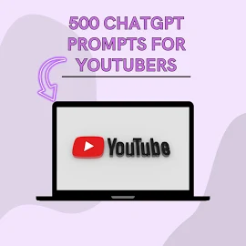 ChatGPT YouTube Prompts,Chat GPT Prompts für Blogger,ChatGPT YouTube Generator, Youtuber ChatGpt Prompts, Script Prompts für Youtube