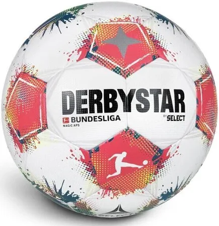 10er Ballpaket Derbystar Bundesliga Magic APS v25 weiß/rot/grün 5
