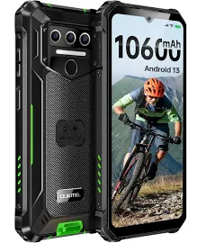 Oukitel WP23 Android 13 Outdoor Handy 10,600 mAh Rugged Smartphone 6,517 Zoll HD+ 7GB+64GB 1TB Erweiterbar ohne Vertrag 13MP+5MP Kamera 4G Dual SIM,