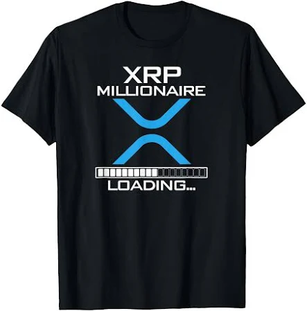 XRP Cryptocurrency Millionaire T-Shirt