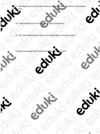 Nordamerika Google Maps/Google Street View Rallye Online Unterricht - Unterrichtsmaterial, Erdkunde, 7. - 8. Klasse, erstellt von worldwideteacher.