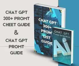 ChatGPT Prompt Ebook, Chatgpt Cheet Book, Chat Gpt Guide book, Unternehmen, youtuber, E-Mail-Marker, Instagram, Content Writer, Blogger, Student