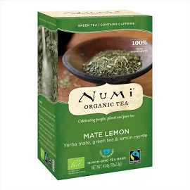 Numi Biologischer Grüner Tee Maté Zitrone 18x2g