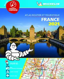 France 2021 -Tourist & Motoring Atlas A4 Laminated Spiral