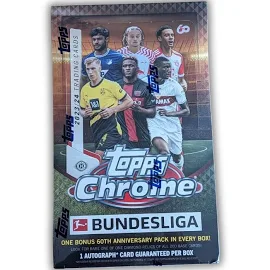 Topps 2023-24 23-24 Bundesliga Chrome Hobby Box