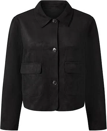 esmara Damen Velours-Blouson mit recyceltem Material