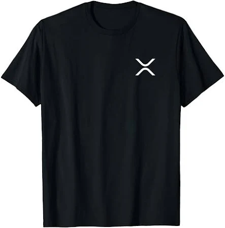 XRP Merch Store - Herren T-Shirt, Klassisch, schwarz, S, Kurzarm, Unisex Erwachsene
