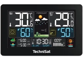 Station Meteo X5 TechniSat, Wetterstation, Schwarz