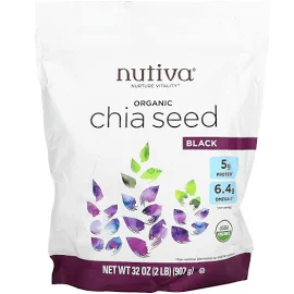 Nutiva, Bio-Chiasamen, schwarz, 32 OZ (907 g)