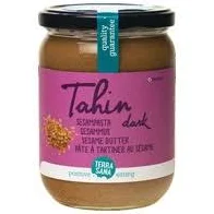 10 x Dunkle Tahini Vollkorn-Sesamcreme 500 G - Terrasana