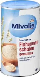 Mivolis Flohsamenschalen gemahlen