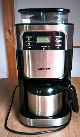 Kaffeemaschine Medion MD19777 mit Mahlwerk inklusive Versand