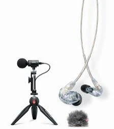 Shure Portable Video Rig bestehend 1x MV88+ Video Kit, 1x AMV88-FUR, 1x SE215-CL-EFS