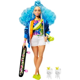 Mattel Barbie Extra Skateboard, Puppe