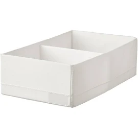 ️ IKEA Stuk Kasten mit Fächern Weiß 20x34x10 cm NEU ️