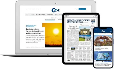 noz Premium Abo - Nachrichten im digitalen Komplettpaket: 3 Monate lesen, 2 Monate zahlen + 10 € - Gutschein