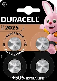 100 Duracell CR 2025 / DL 2025 Lithium Knopfzelle Batterien im 4er Blister | ebay Einweg-Batterien