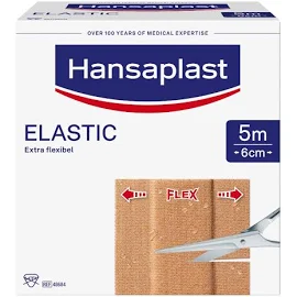 Hansaplast Elastic Pflaster - 5 M x 6 cm