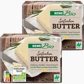 Rewe Bio Süßrahmbutter 250g X2 - Flink