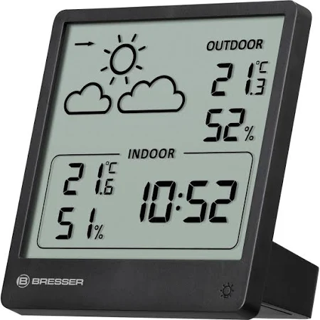 BRESSER Funkwetterstation Slim mit Trendanzeige