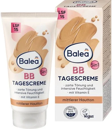 Balea BB Creme mittlerer Hautton LSF 15