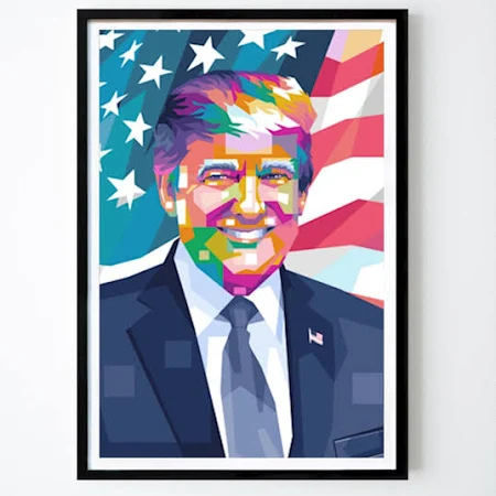 USA Poster Donald Trump von Rex merra Mohammed
