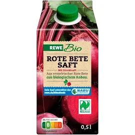 Rewe Bio Rote-Bete-Saft 0,5 L