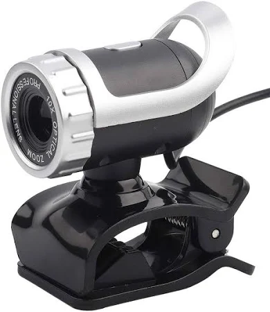 Webkamera HD-Clip-on USB 2.0 30 W Pixel 360 ° drehbarer Stand Webcam mit Mikrofon