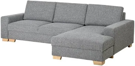 IKEA SÖRVALLEN 3er-Bettsofa mit Récamiere