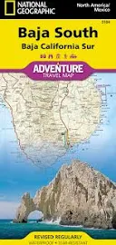 National Geographic Maps Baja South Baja California sur Map Mexico