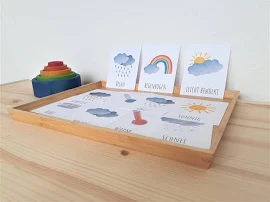 Wetter-Karten | Montessori Lernkarten | DIGITALER DOWNLOAD