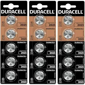 3x 5er Duracell Knopfzelle Code: 2025 Cr2025 Auto Schlüssel Dl 2025